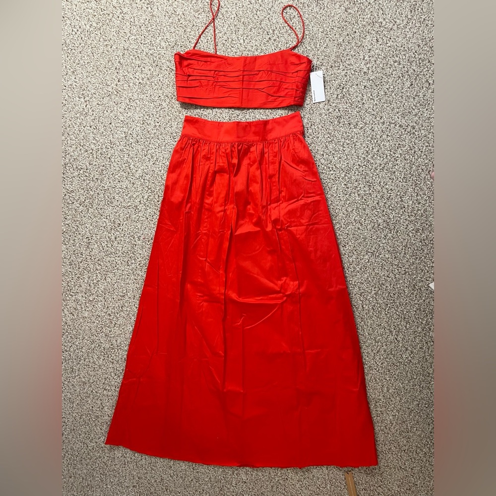 Reformation Carlow Two Piece-Paprika